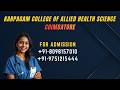 KARPAGAM COLLEGE OF PARAMEDICAL SCIENCE COIMBATORE BSC DIALYSIS TECHNOLOGY