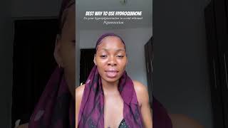How to Use Hydroquinone Safely to Fade Hyperpigmentation (Without Making It Worse!) #Hydroquinone
