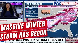 Historic Winter Storm Kicks Off In Texas