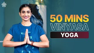 50 Mins Vinyasa Yoga | Vinyasa Yoga  For Strength | Yoga For Beginners |   @cult.official