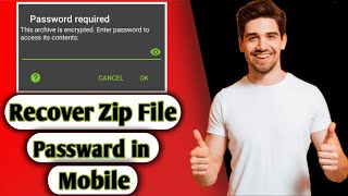 How To Recover Zip File password How I Installed Zip File in mobile || password recovery in mobile
