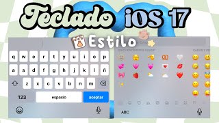 NUEVO TECLADO ESTILO IPHONE EN ANDROID 2024🌷🌥 | iOS 17, en español, emojis + sonido by Pame🦋 38,498 views 3 months ago 3 minutes, 8 seconds