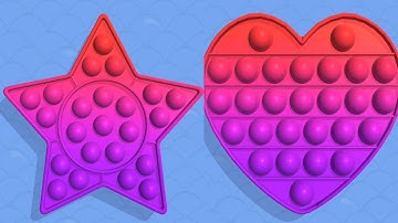 Pop Us!🌟❤️! Popping gameplay! Very Satisfying And Relaxing ASMR Games!