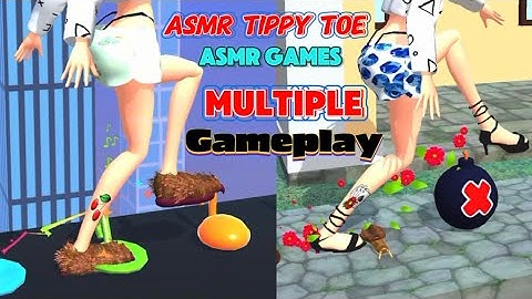 Asmr Tippy Toe - Asmr Games Multiple Levels Gameplay