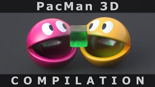 PacMan 3D Compilation 1 ❤ C4D4U
