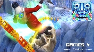Temple Run 2 Holiday Update | SANTA CLAUS Run FROZEN MARATHON - FROZEN SHADOWS Map By Imangi Studios