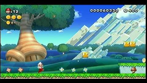 NSMBU custom level - NSMB2 1-1