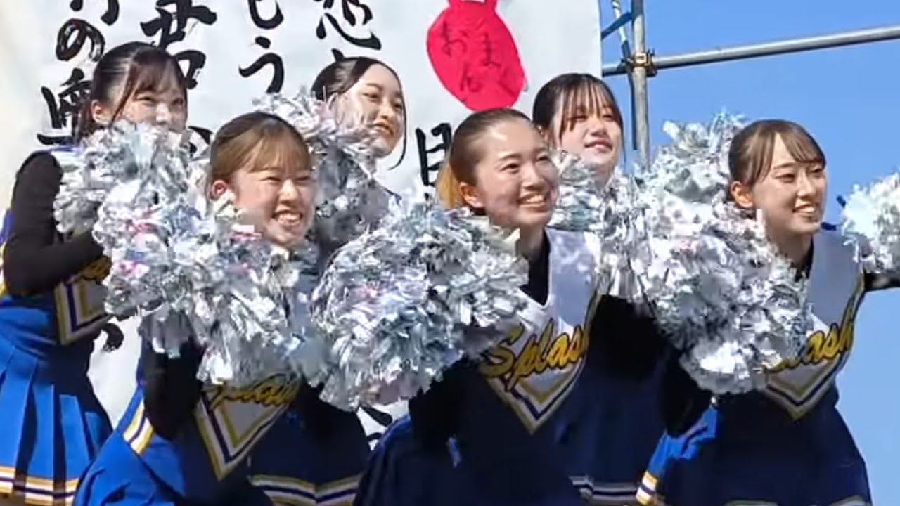 【チアリーディング】松山大学應援團チアリーダー部 第28回今治市民のまつり「おんまく」1