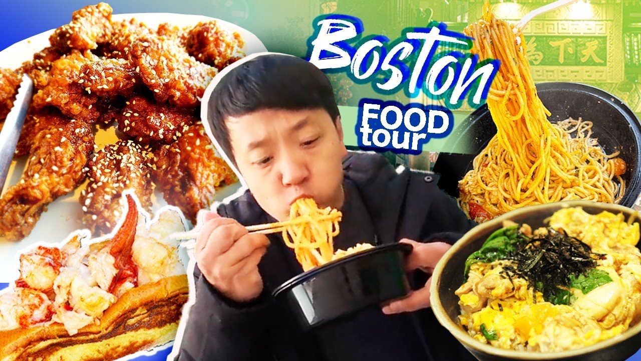 Best KOREAN FRIED CHICKEN & JAPANESE UDON NOODLES in Boston & My Favorite CHINATOWN FOOD! | Strictly Dumpling