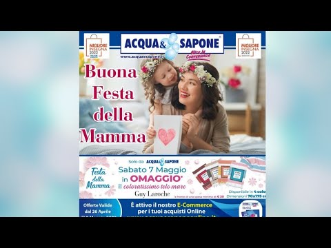 acqua e sapone festa della mamma