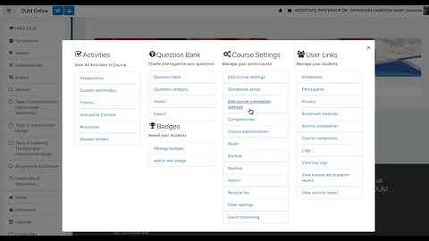 Moodle Admin: Setting Course Completion