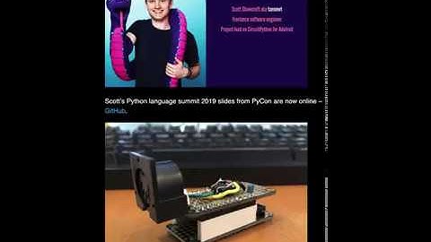 Video preview:  "Python for microcontrollers" for this week!