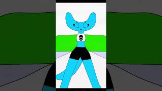 Cyan strong and cute look!!(rainbow friends) chapter 2 #animation #flipaclip