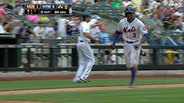 MIA@NYM: Duda hits an RBI single to pad the lead