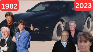 Knight Rider (1982)★ Cast: Then and Now [41 Years After] ★ 2023