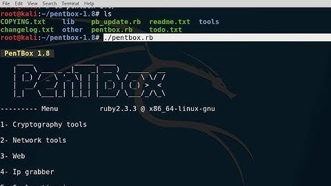 How to install Pentbox in Kali Linux