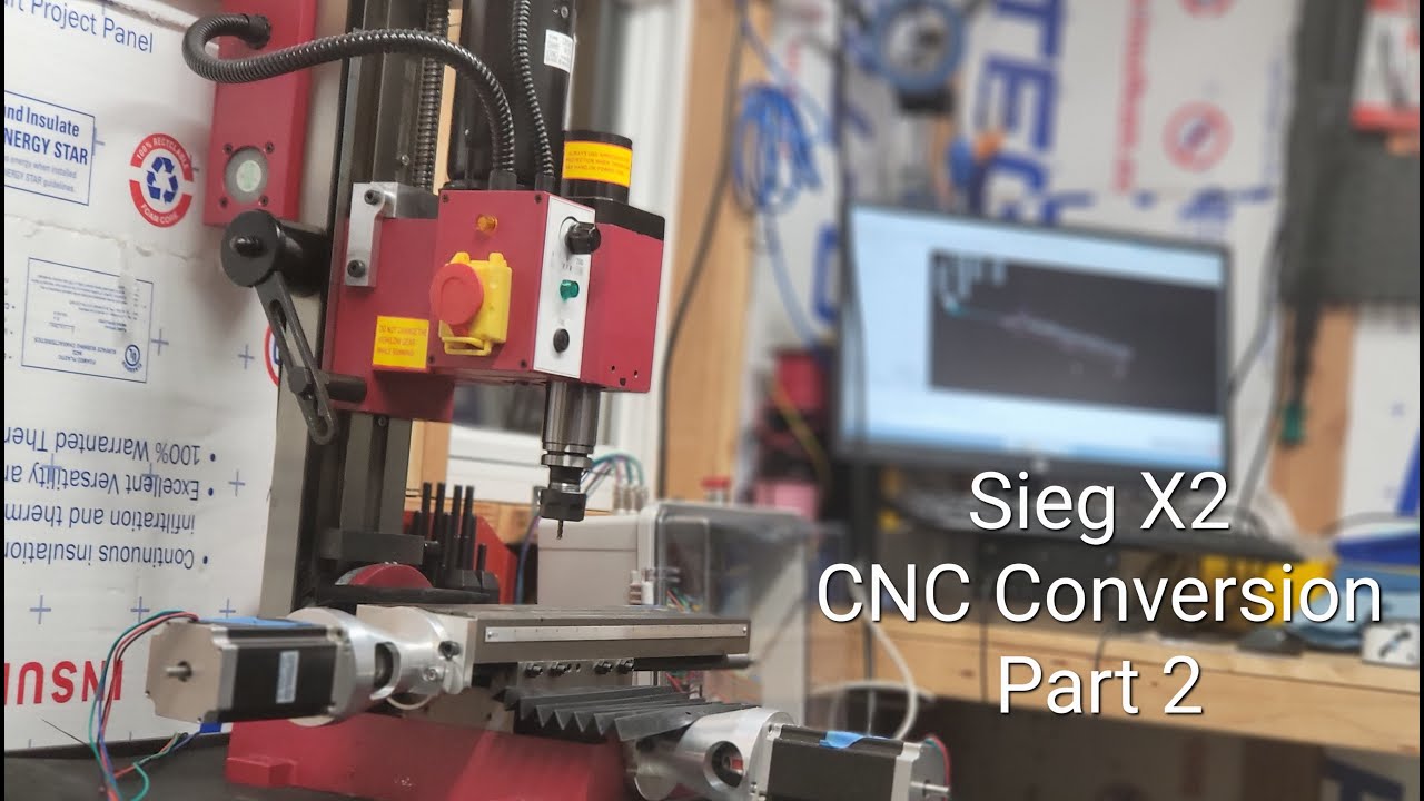 Converting A Harbor Freight Mini Mill To CNC (Part 2) YouTube