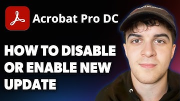 How to Disable or Enable a New Adobe Acrobat Update [2025 Full Guide]