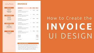 How to create the Simple Invoice Template Design Using HTML and CSS -- Invoice UI Design