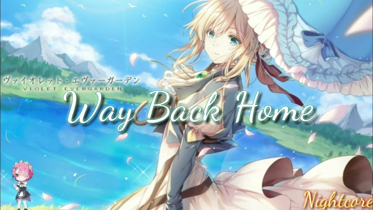 Nightcore   Way Back Home Female Version   Lyrics