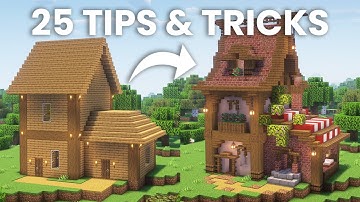 25 Tips & Tricks I Wish I Knew Before I Started Building in Minecraft