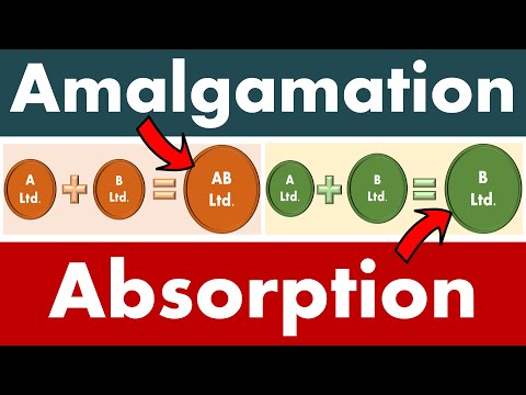 Differences between Amalgamation and Absorption.