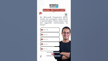 Informática para concursos com professor Danilo Vilanova #opior