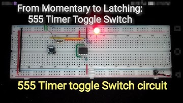 555 Timer | 555Timer as a toggle  switch | Bistable mode |  Electronic in Pashto