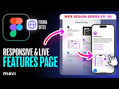 Responsify And Publish The FEATURES Page (Web Design ep. 55 • #figma #course)