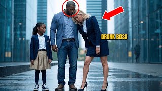 Single Black Dad Drives His DRUNK Boss Home After the Company Party… When She Wakes Up…