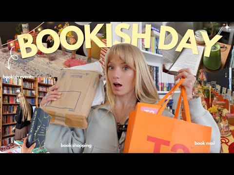 Let's do bookish stuff! ⭐️ (book mail & haul, events, book browsing, crochet)