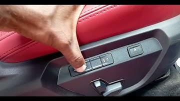 Tata Harrier _ Memory Seat Adjustment.