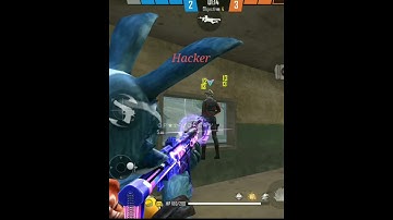 Grenade 😱 and teleport Hacker 🤣 in my game #shorts