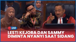 Download Lagu 🔴 LIVE Merdunya Suara Lesti Kejora \u0026 Sammy Simorangkir, Diminta Nyanyi di Sidang MK UU Hak Cipta MP3 Download Lagu 🔴 LIVE Merdunya Suara Lesti Kejora \u0026 Sammy Simorangkir, Diminta Nyanyi di Sidang MK UU Hak Cipta MP3