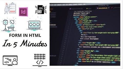 Make a Form in HTML under 5 Minutes