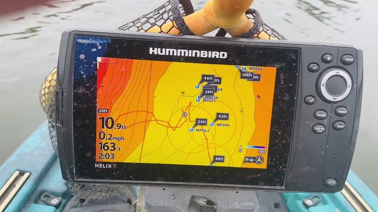 Humminbird Helix 7 waypoint tips and tricks 