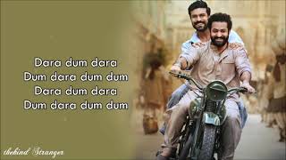 Natpu Lyrics (DOSTI Tamil) - RRR - Anirudh, Maragathamani | NTR, Ram Charan | SS Rajamouli