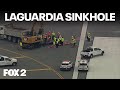 LIVE | Over LaGuardia Airport Sinkhole