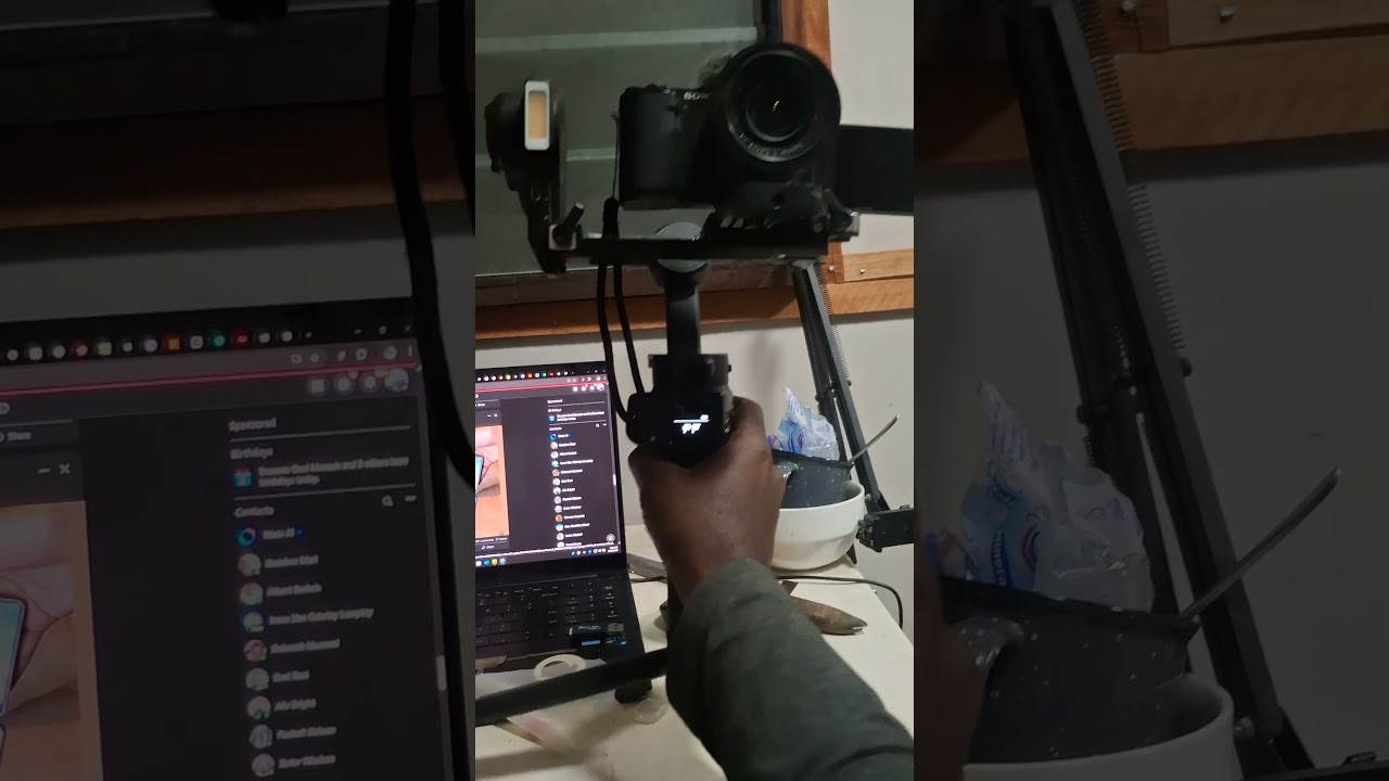 Camera Sony ZV E10 With a Brand New Gimbal for Sale