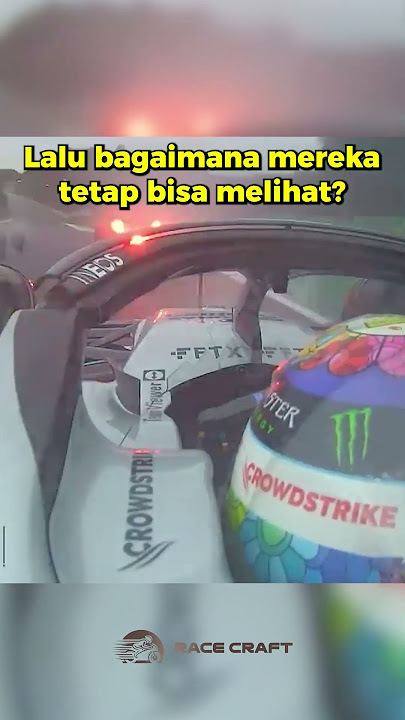 Gimana Cara Pembalap F1 Melihat Saat Hujan?