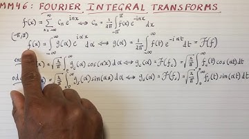 MM46: Fourier integral transform