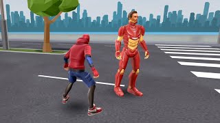 Spider Fighter 3 Part 1 Gameplay on Mobile | Spiderman Meet Ironman