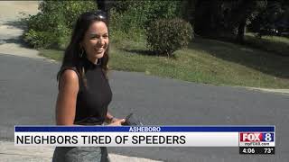 Asheboro neighbors upset over speeders