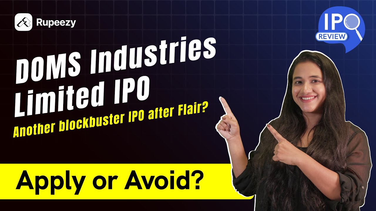 DOMS IPO Review | IPO Latest News - YouTube