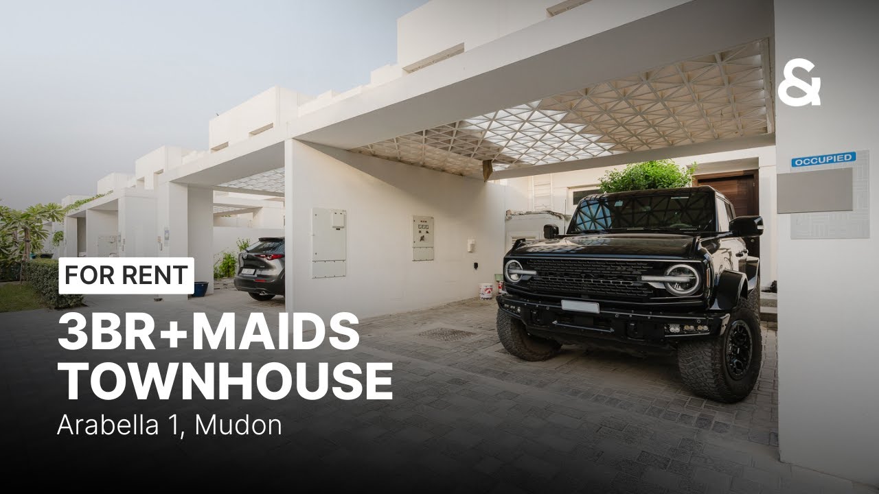 For Rent | 3BR + Maids Townhouse  | Arabella 1, Mudon