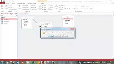 Microsoft Access One to one relationships