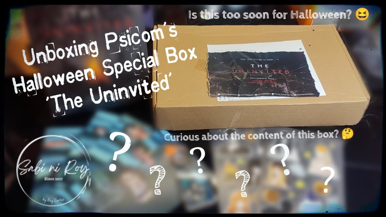 Unboxing Psicom's Halloween Special Box "The Uninvited"