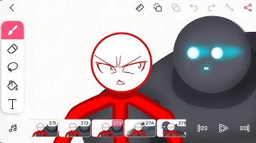 Flipaclip – KJ stickman fight animation / part 2