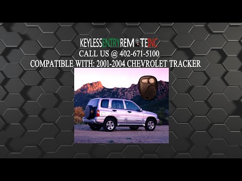 How To Replace Chevrolet Tracker Key Fob Battery 2001 2002 2003 2004
