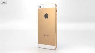 Apple iPhone 5S Gold 3D model by 3DModels.org